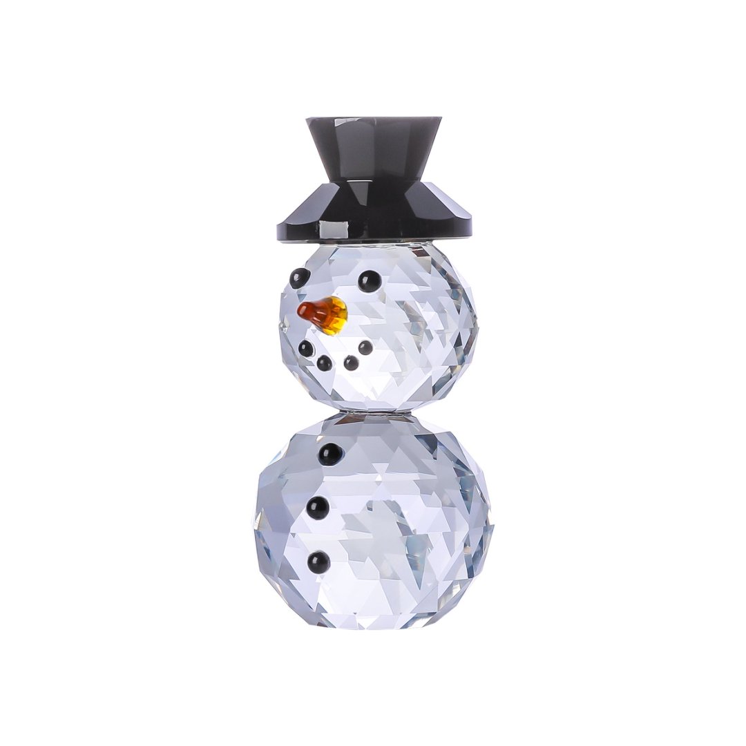 Crystal Black Hat Snowman Figu - Paper Weight Crystal review and price