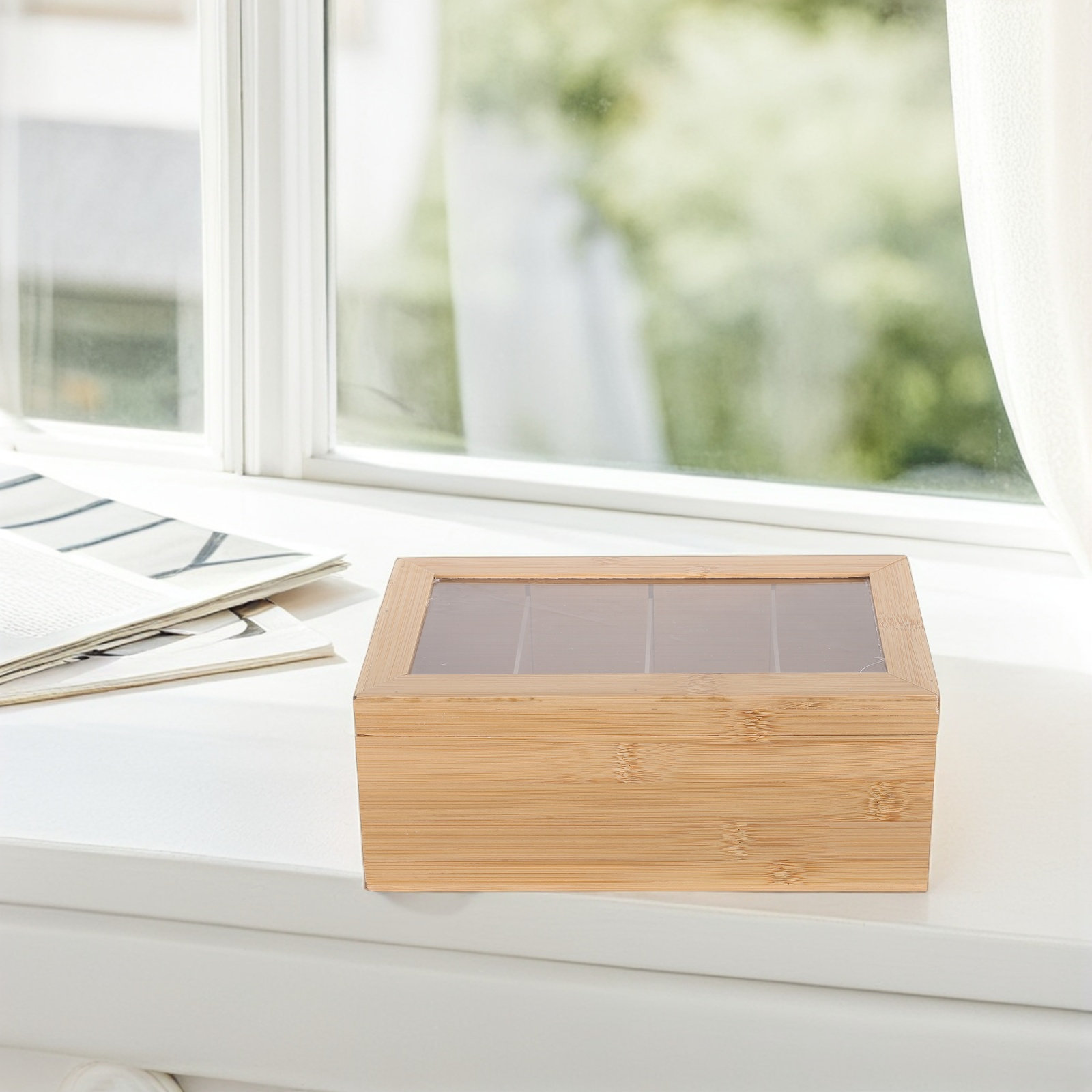 Bamboo Recipe Box Recipe Card  - Card Index Box review and price
